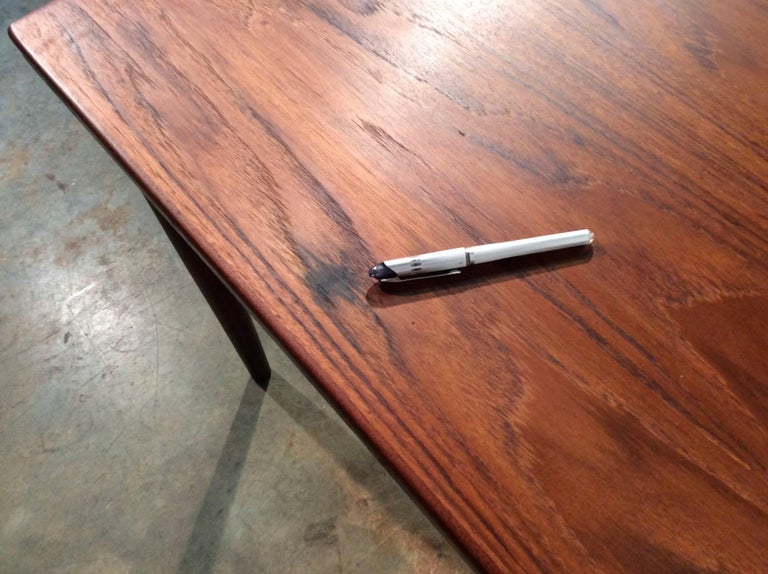 Uncommon Danish Modern Flip Top Dining / Game Table by Børge Mogensen