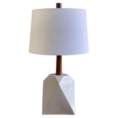 Uncommon Geometric Ceramic Table Lamp by Gordon and Jane Martz