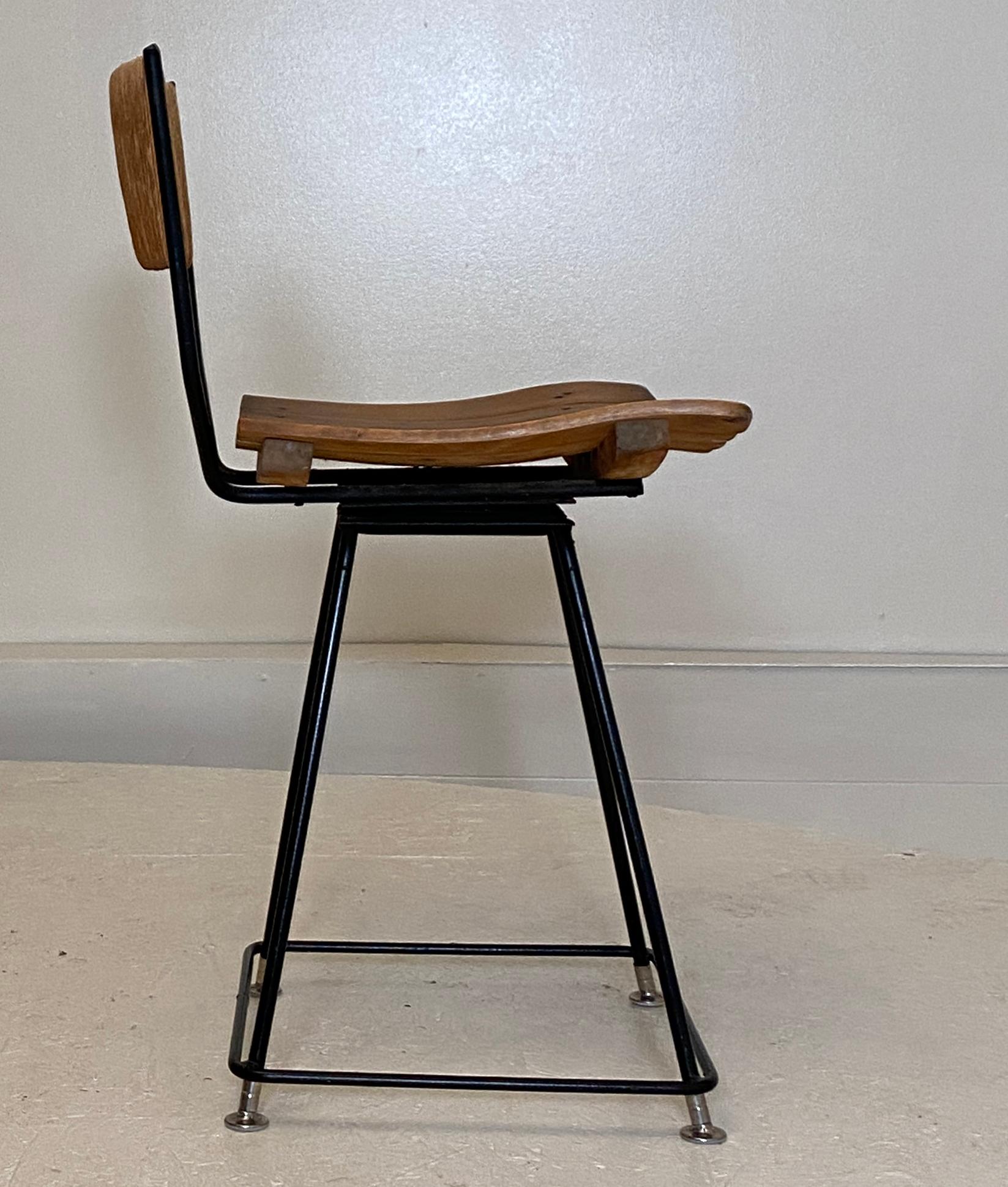 Uncommon Height Desk Chair from Arthur Umanoff For Sale 1