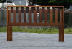 Uncommon Lane Altavista Walnut & Rosewood Full/Queen Headboard