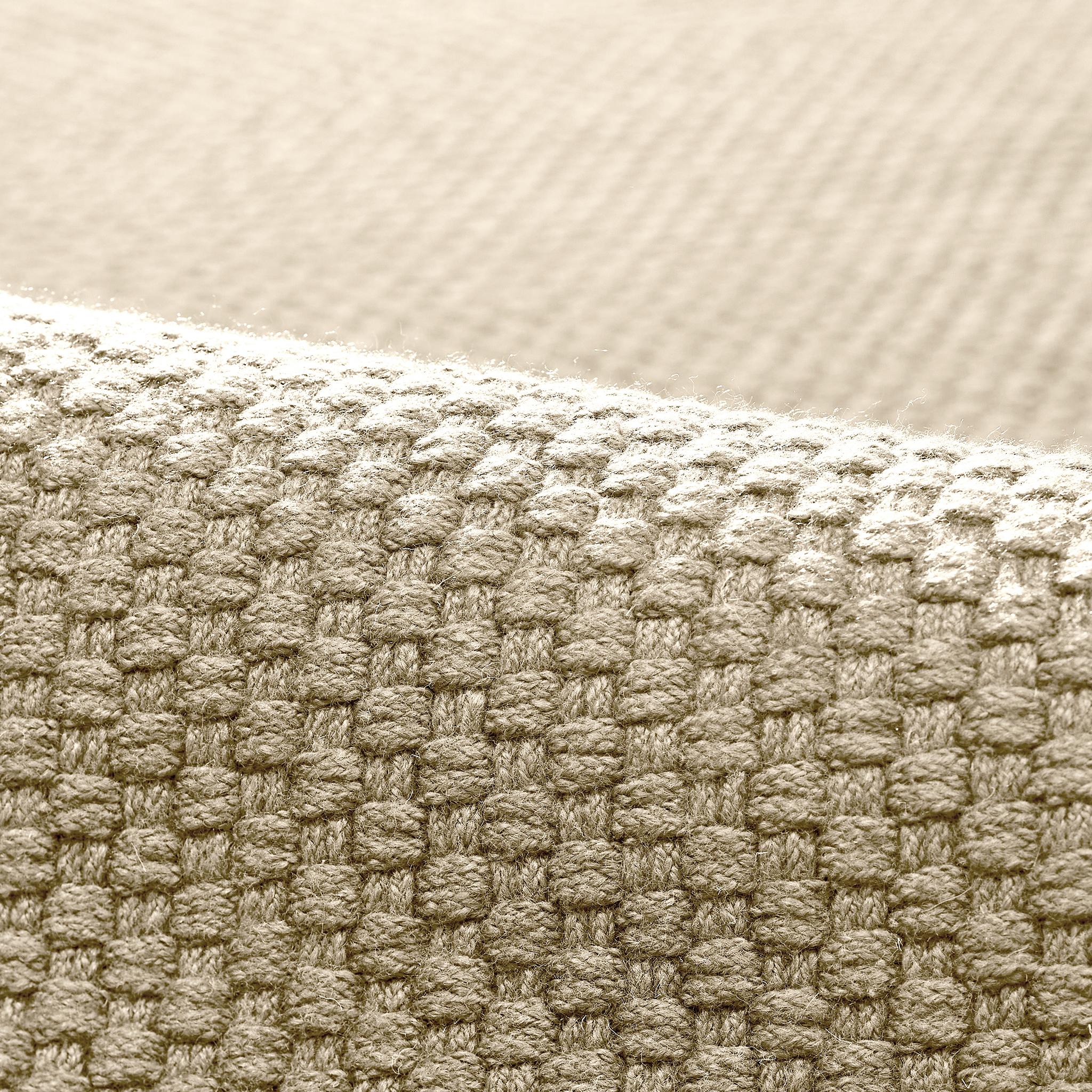 Unda 6x9ft Asche 100% GRS Haustier Textur Korbgeflecht Design Luxus handgewebten Teppich im Zustand „Neu“ im Angebot in New York, NY