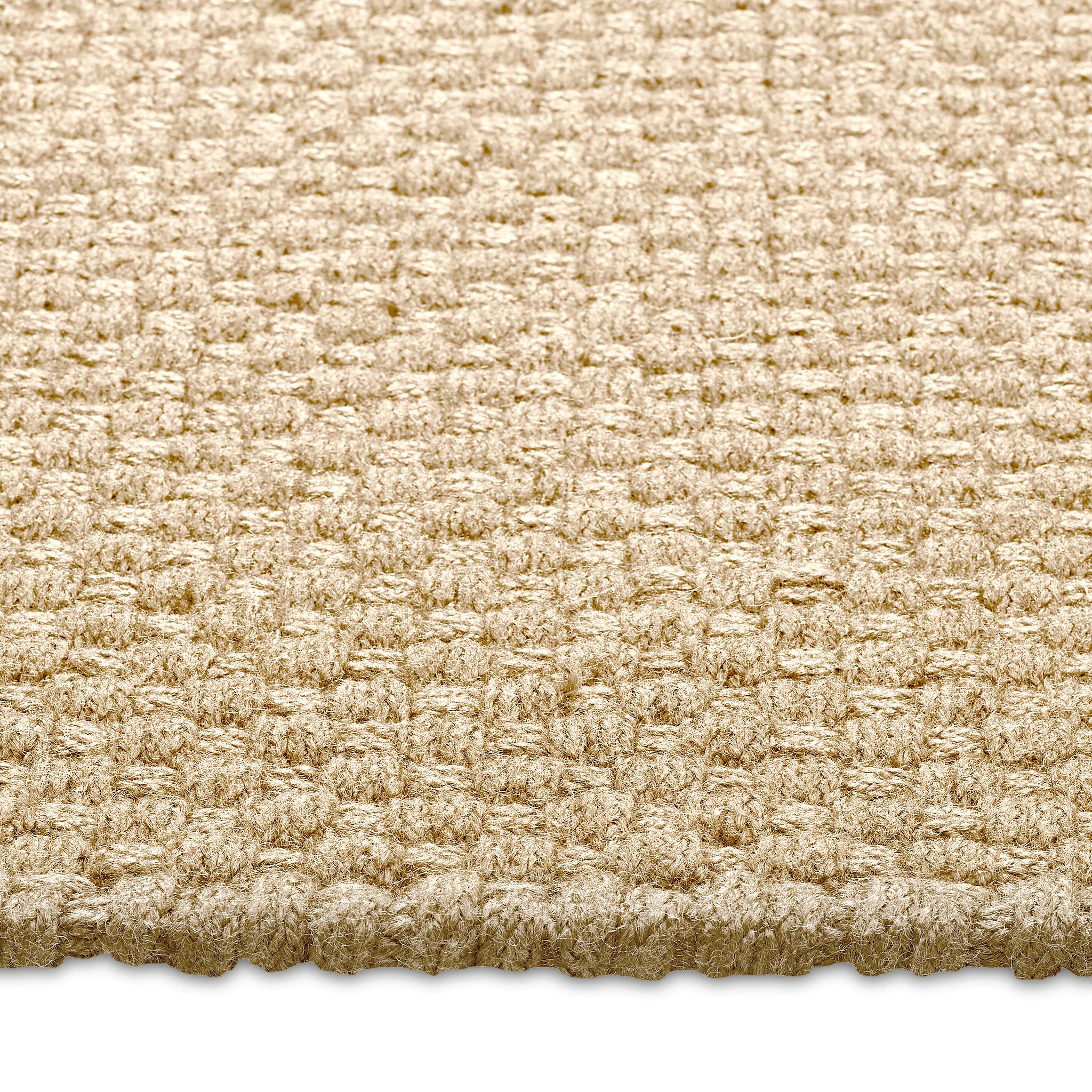 Unda 6x9ft beige 100% GRS Haustier Textur Korbgeflecht Design Luxus handgewebten Teppich (21. Jahrhundert und zeitgenössisch) im Angebot