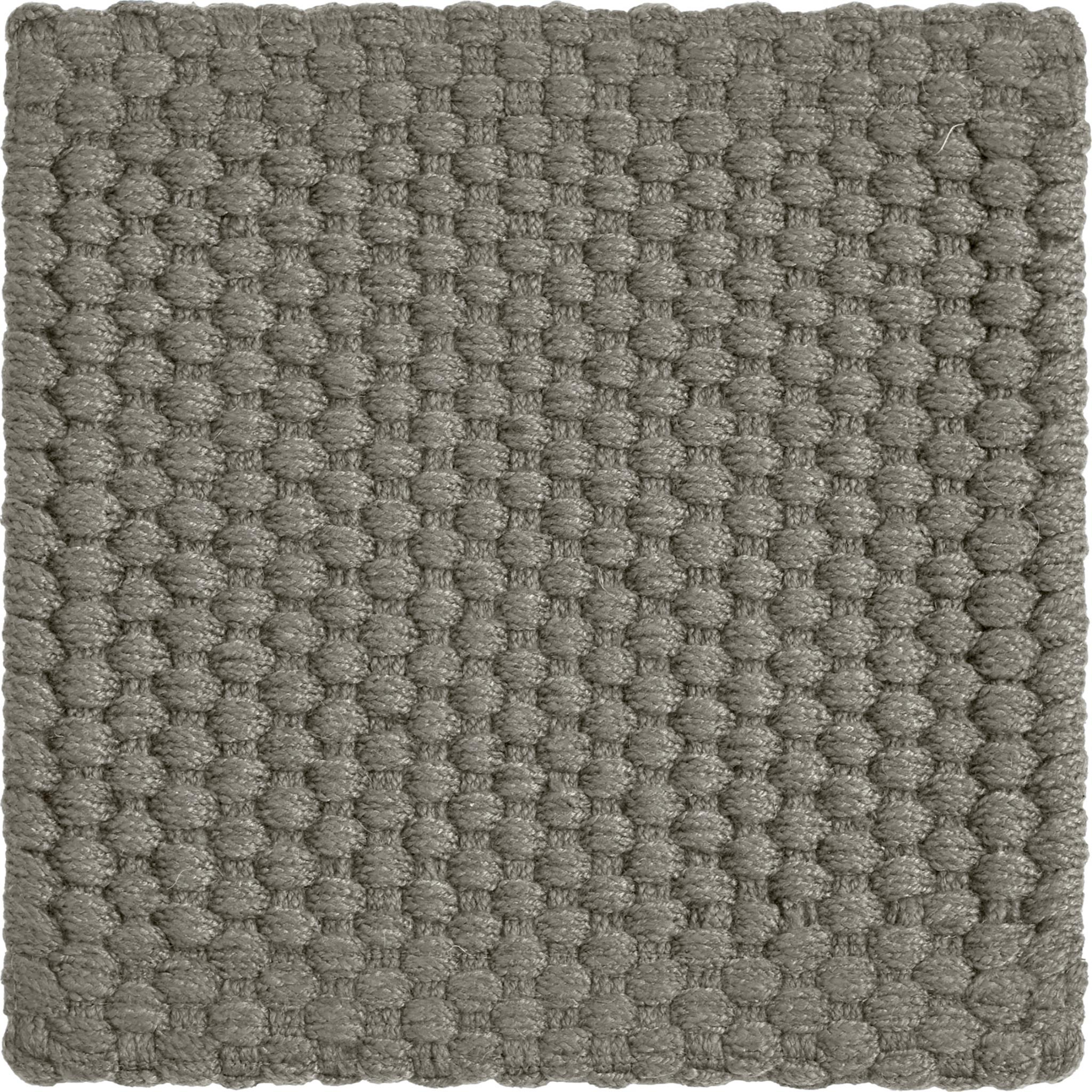 Unda 6x9ft Holzkohle 100% GRS Haustier Textur Korbgeflecht  Luxus-Handwebteppich (Handgewebt) im Angebot