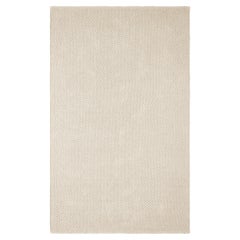 Unda 6x9ft Elfenbein 100% GRS Haustier Textur Korbgeflecht Design Luxus handgewebten Teppich
