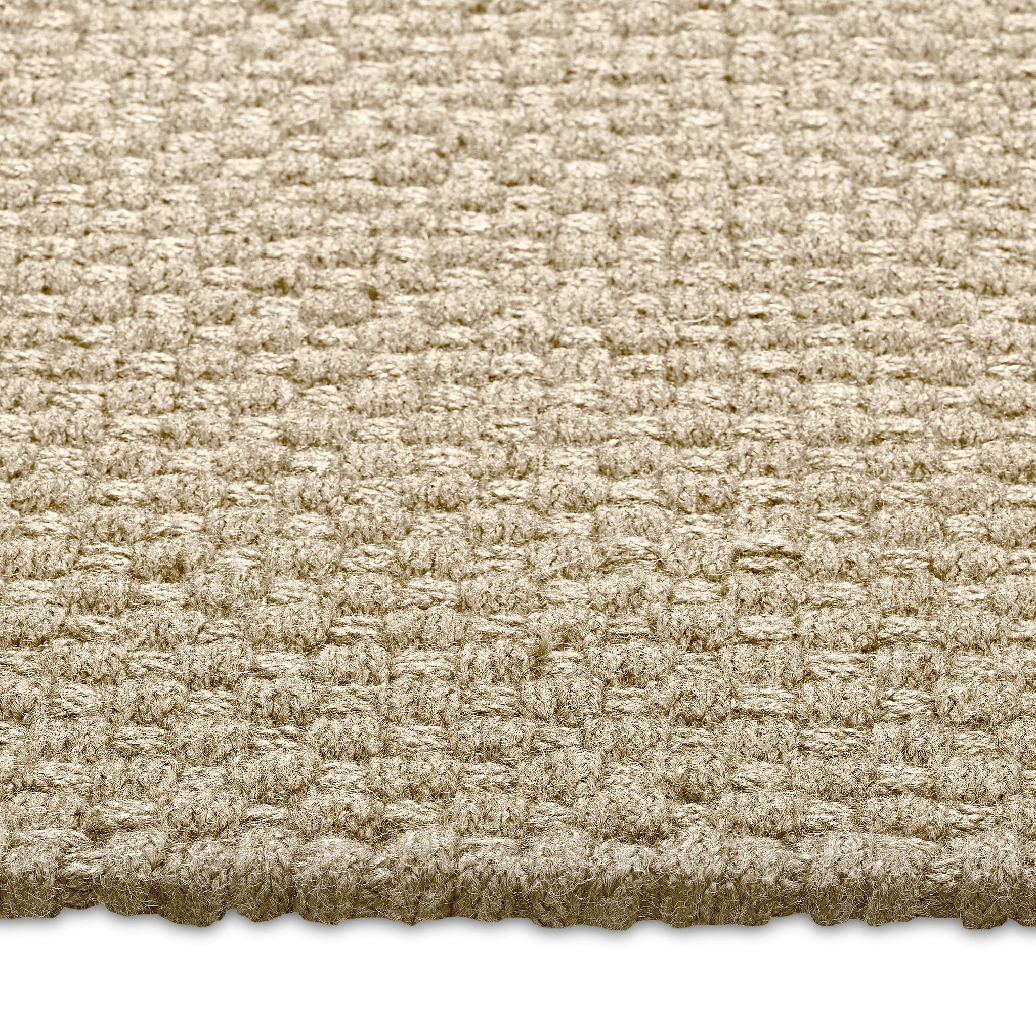 XXIe siècle et contemporain Unda 8x10ft ash 100% GRS pet texture basket weave design luxueux tapis tissé à la main en vente
