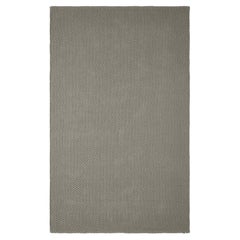 Unda 8x10ft charcoal 100% GRS pet texture basket weave  tapis de luxe tissé à la main