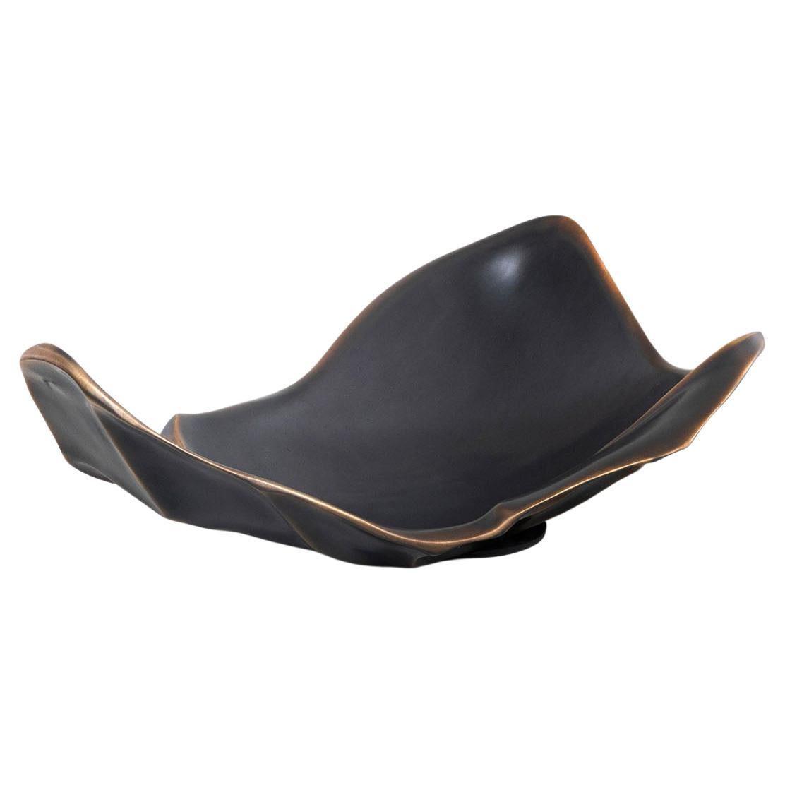 Under The Banyan Bowl Medium in Brass, Viya by Vikram Goyal