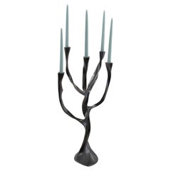 Chandelier Under The Banyan Bronze Large en laiton, Viya par Vikram Goyal
