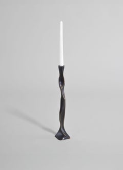 Under The Banyan Bronze Candle Holder Large in Brass, Viya by Vikram Goyal