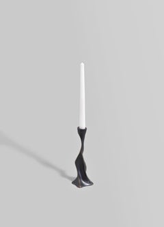 Under The Banyan Bronze Candle Holder Small in Brass, Viya by Vikram Goyal