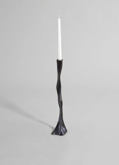 Under The Banyan Bronze Candle Holder Tall in Brass, Viya by Vikram Goyal