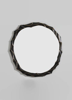 Under The Banyan Bronze Mirror Small in Brass, Viya by Vikram Goyal