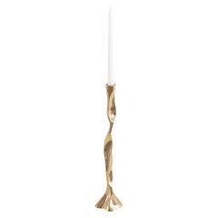 Under The Banyan Gold Candle Holder Large, Viya by Vikram Goyal
