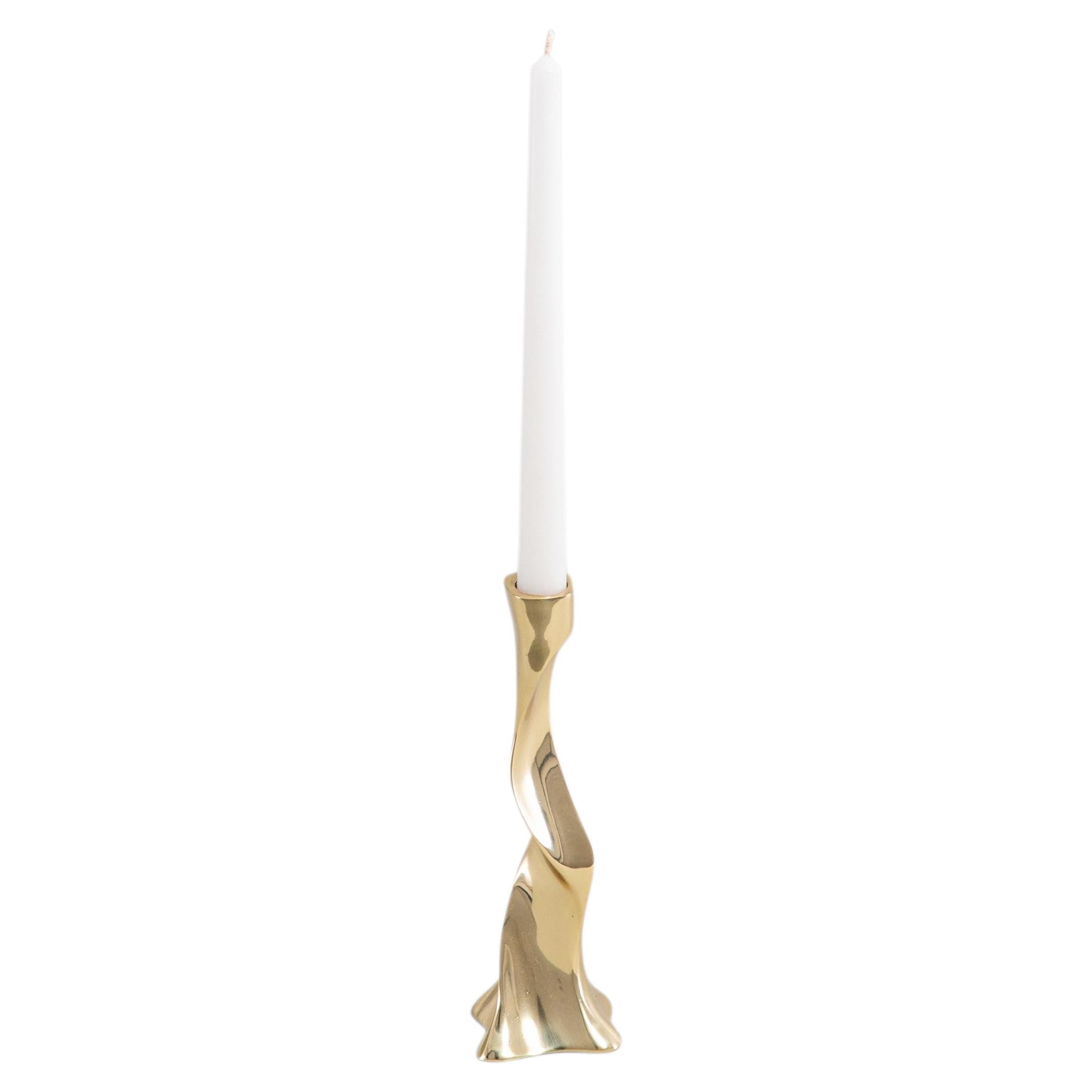 Decorative Candle Holder, Under The Banyan Gold Small, Viya by Vikram Goyal