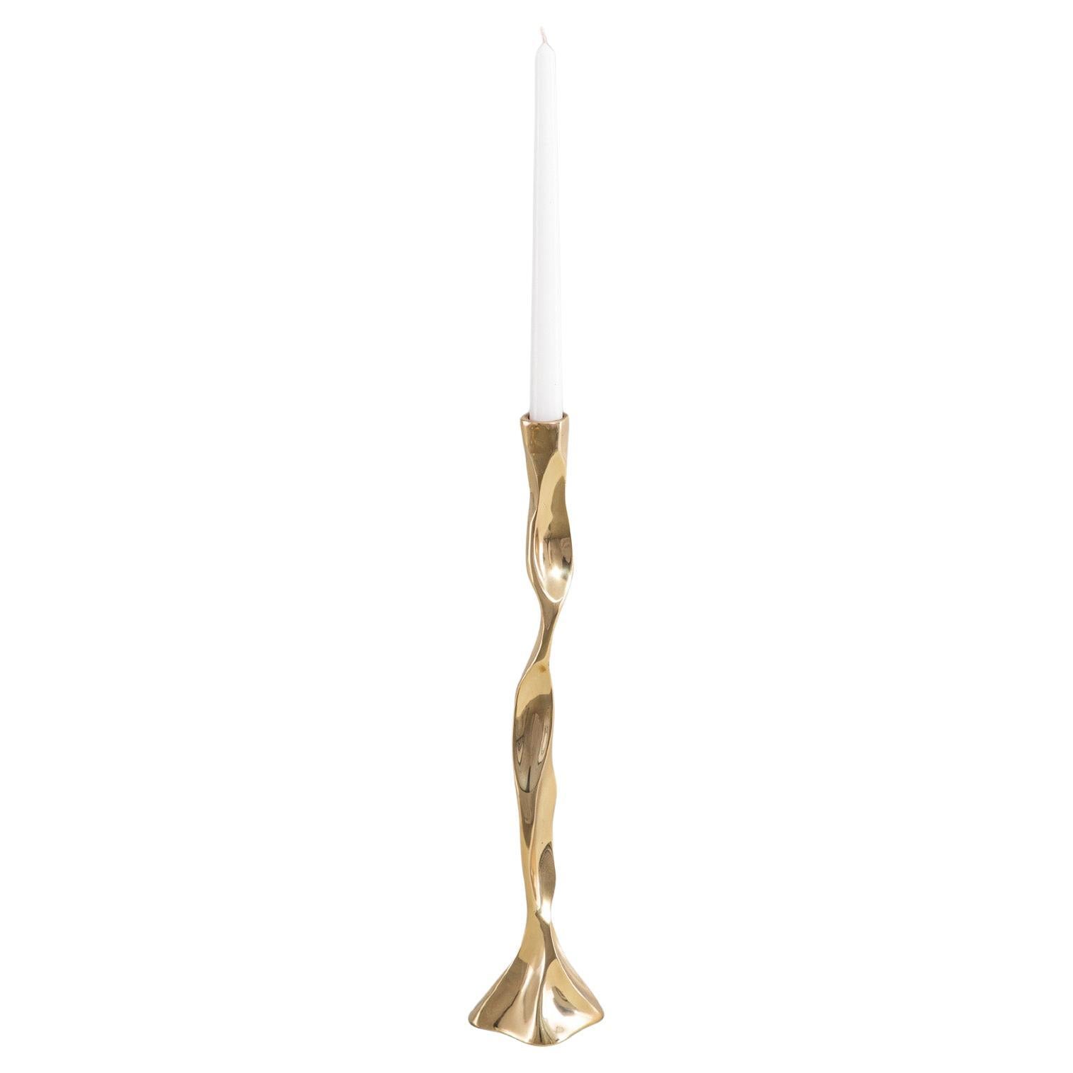 Under The Banyan Gold Candle Stand Large, Viya von Vikram Goyal