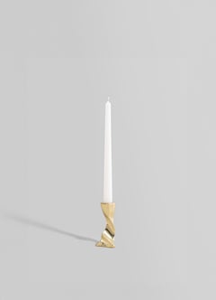 Under The Banyan Gold Candle Holder Short, Viya by Vikram Goyal
