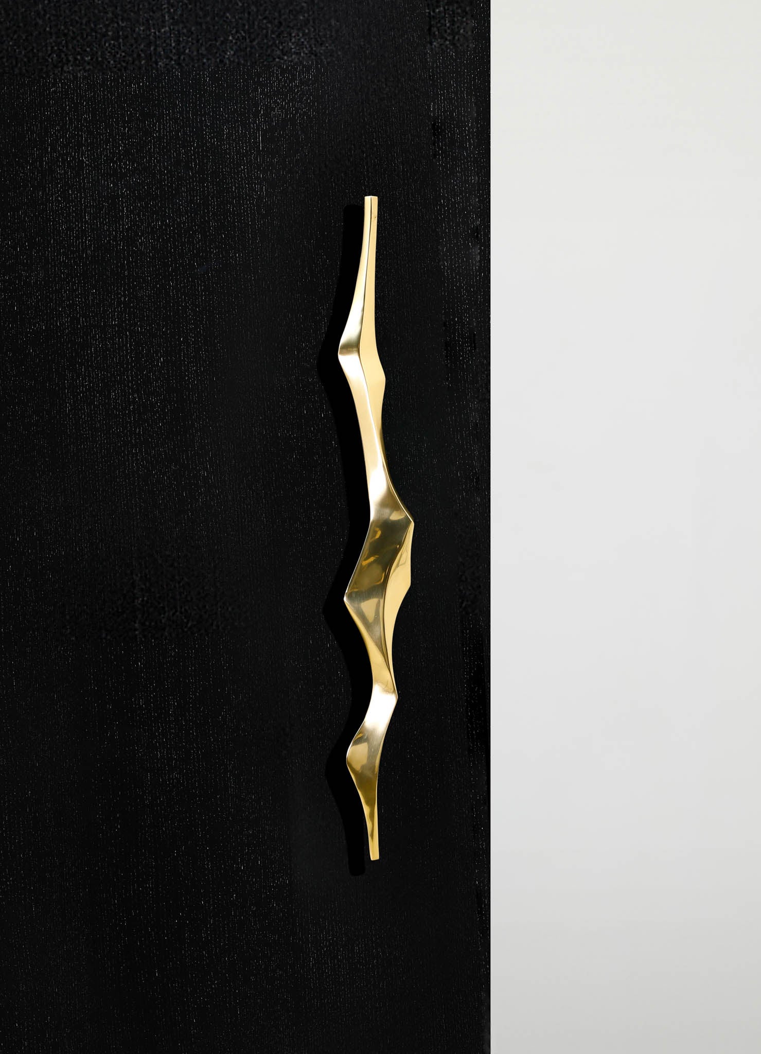 Under The Banyan Gold Color Door Handle A in Brass, Viya by Vikram Goyal