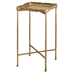 Under The Banyan Gold Tray Table Small in Brass, Viya by Vikram Goyal