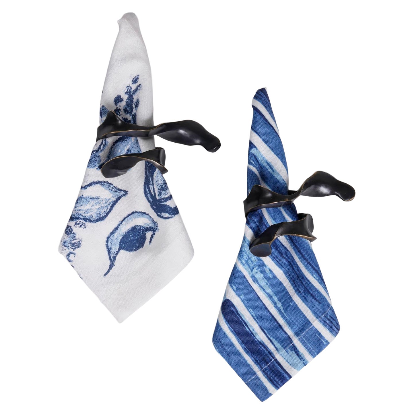 Under The Banyan Napkin Rings in Brass, Viya by Vikram Goyal