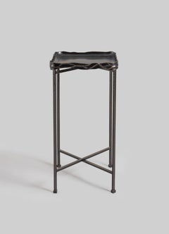 Under The Banyan Tray Table Small in Brass, Viya by Vikram Goyal