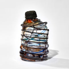 Sous l'influence VIII, une sculpture unique en verre, cuivre et corde de Chris Day