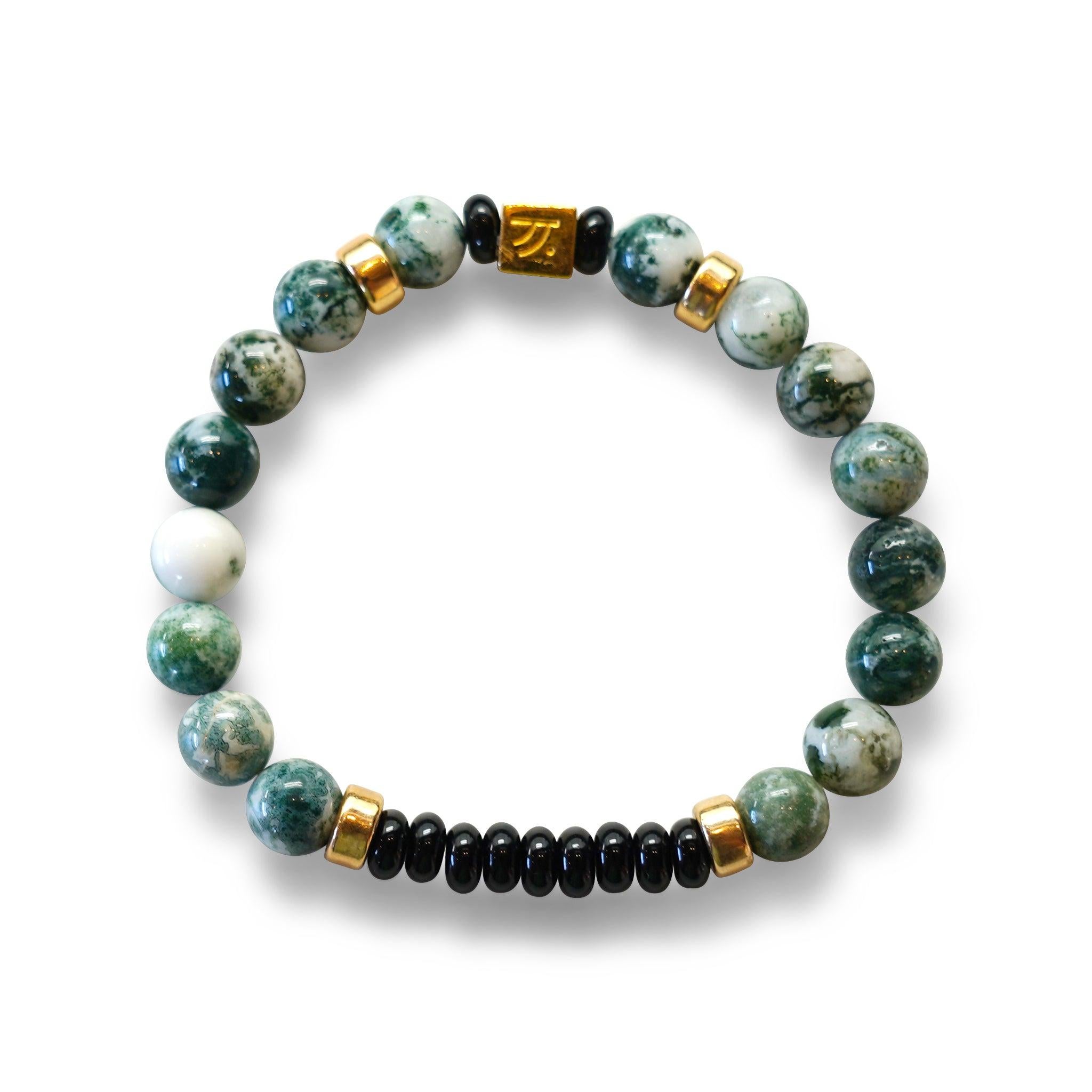 Bead Under the Tree Agate Bracelet  For Sale
