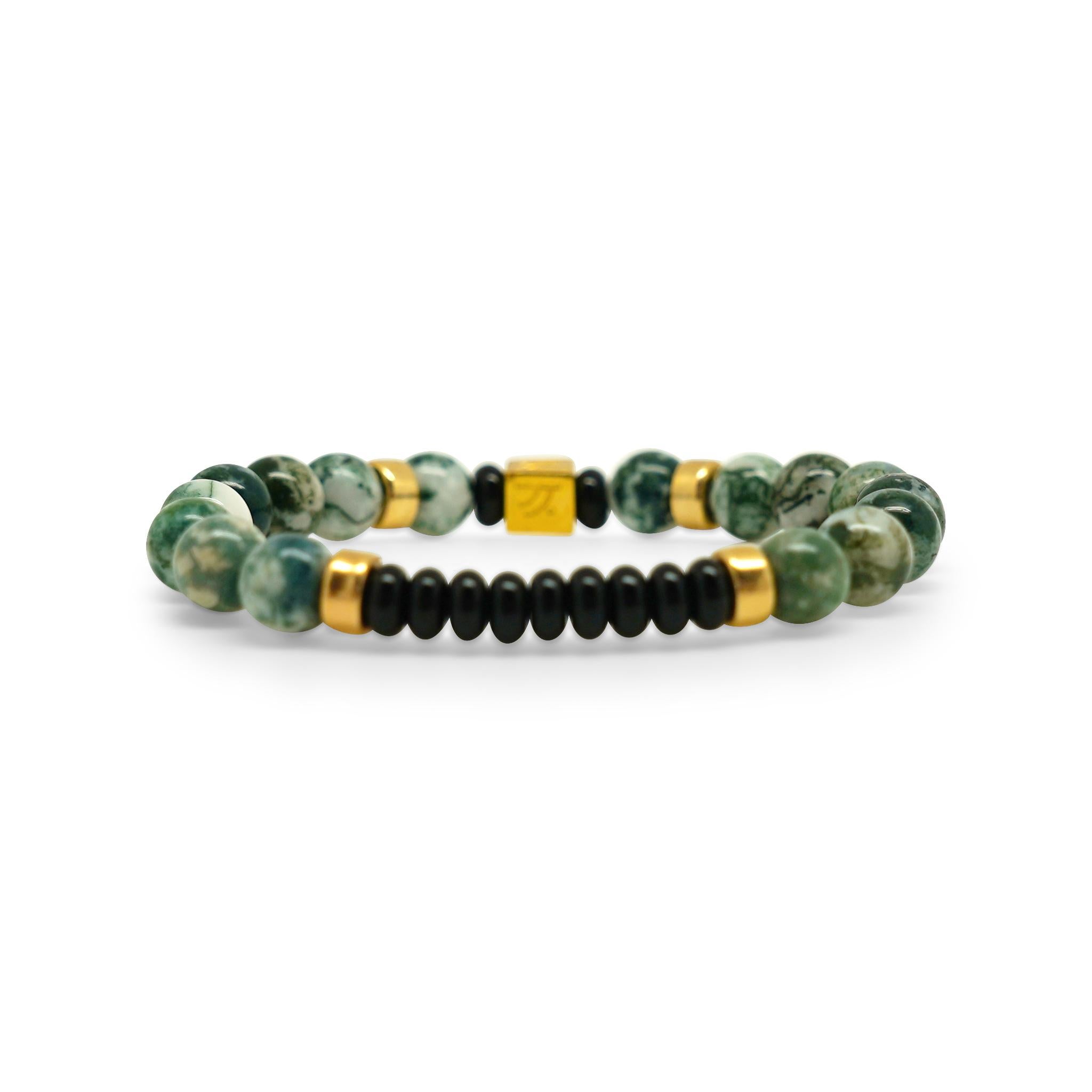 Under the Tree Agate Bracelet  In New Condition For Sale In Newport Beach, CA