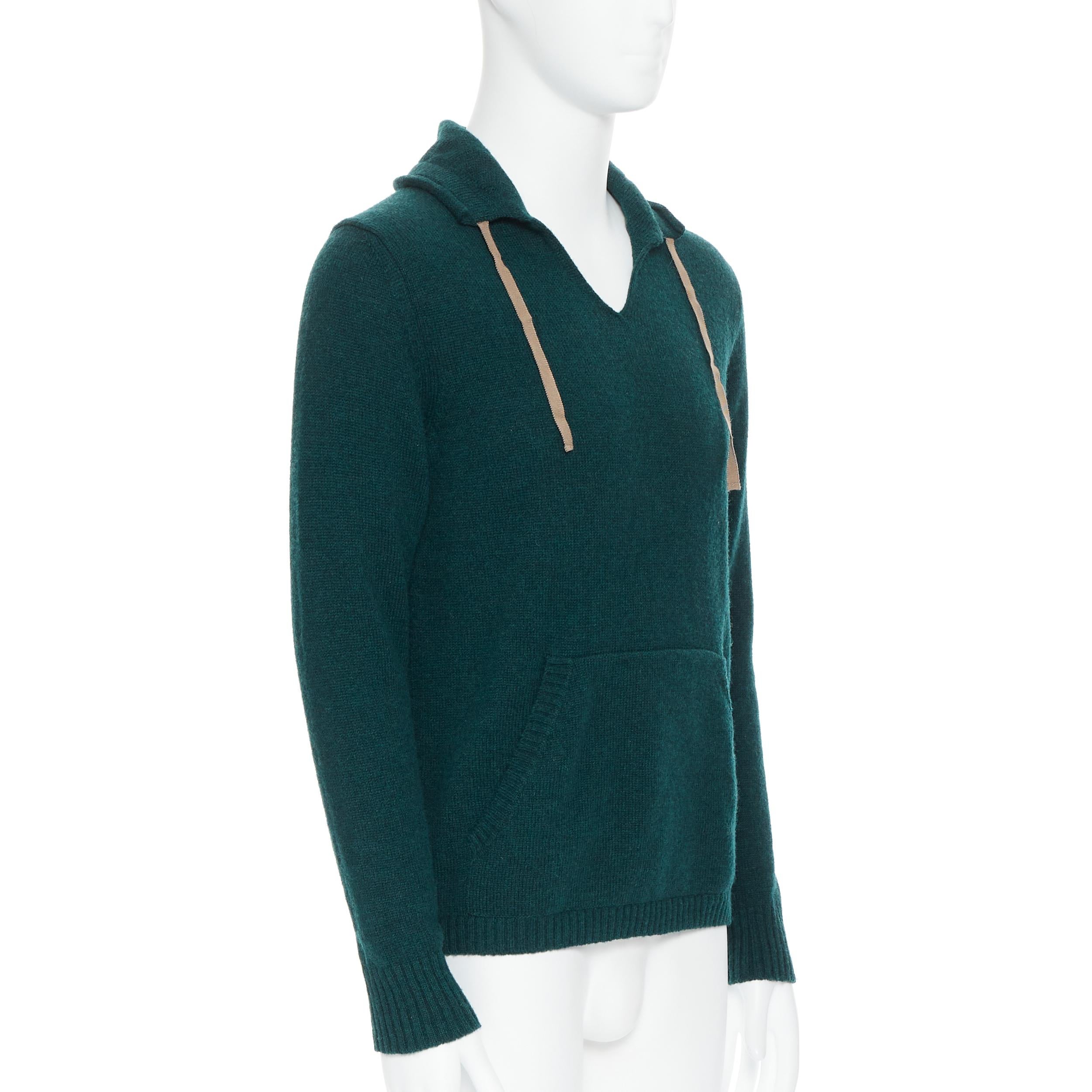plain green sweater