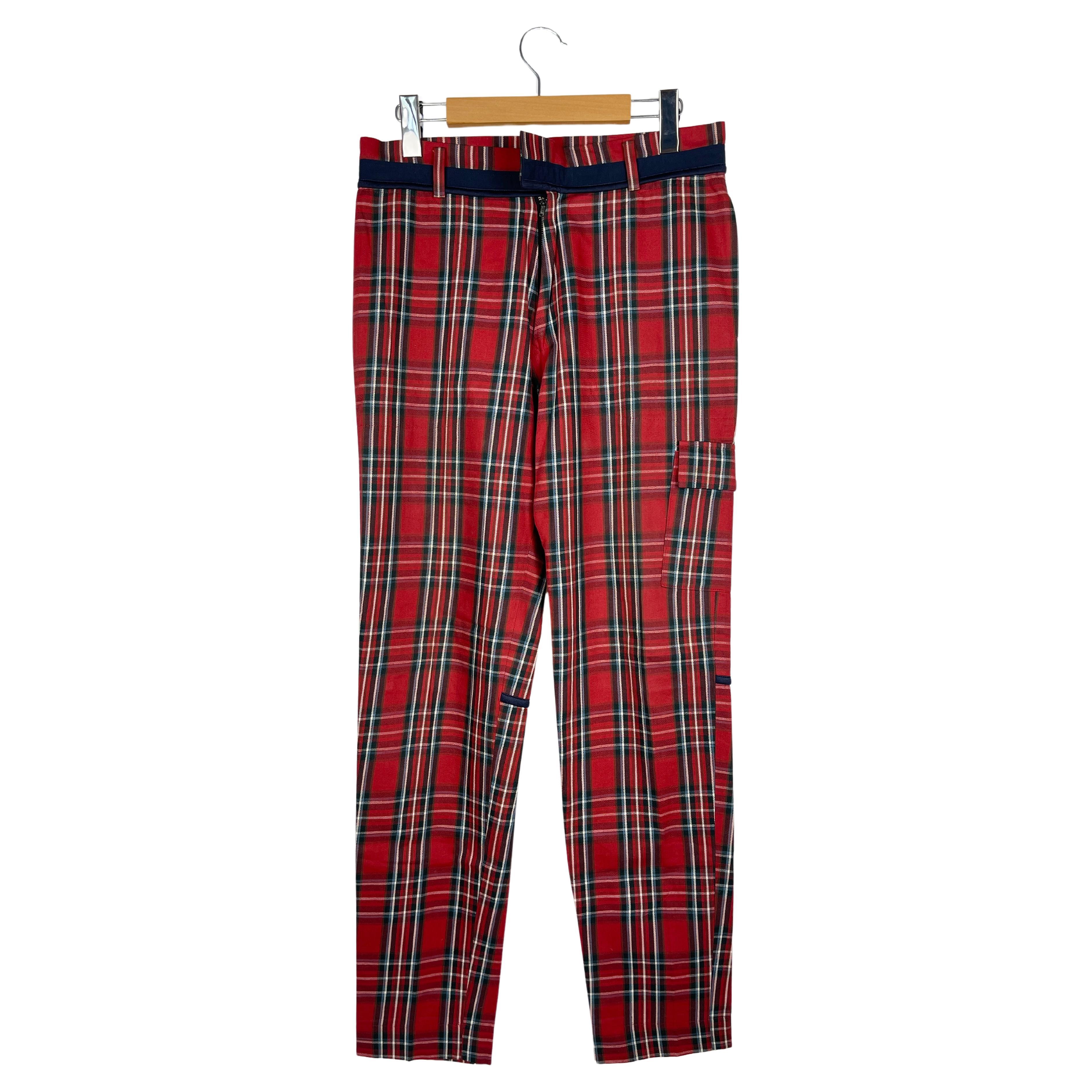 UNDERCOVER 1990's Punk Plaid Pants For Sale