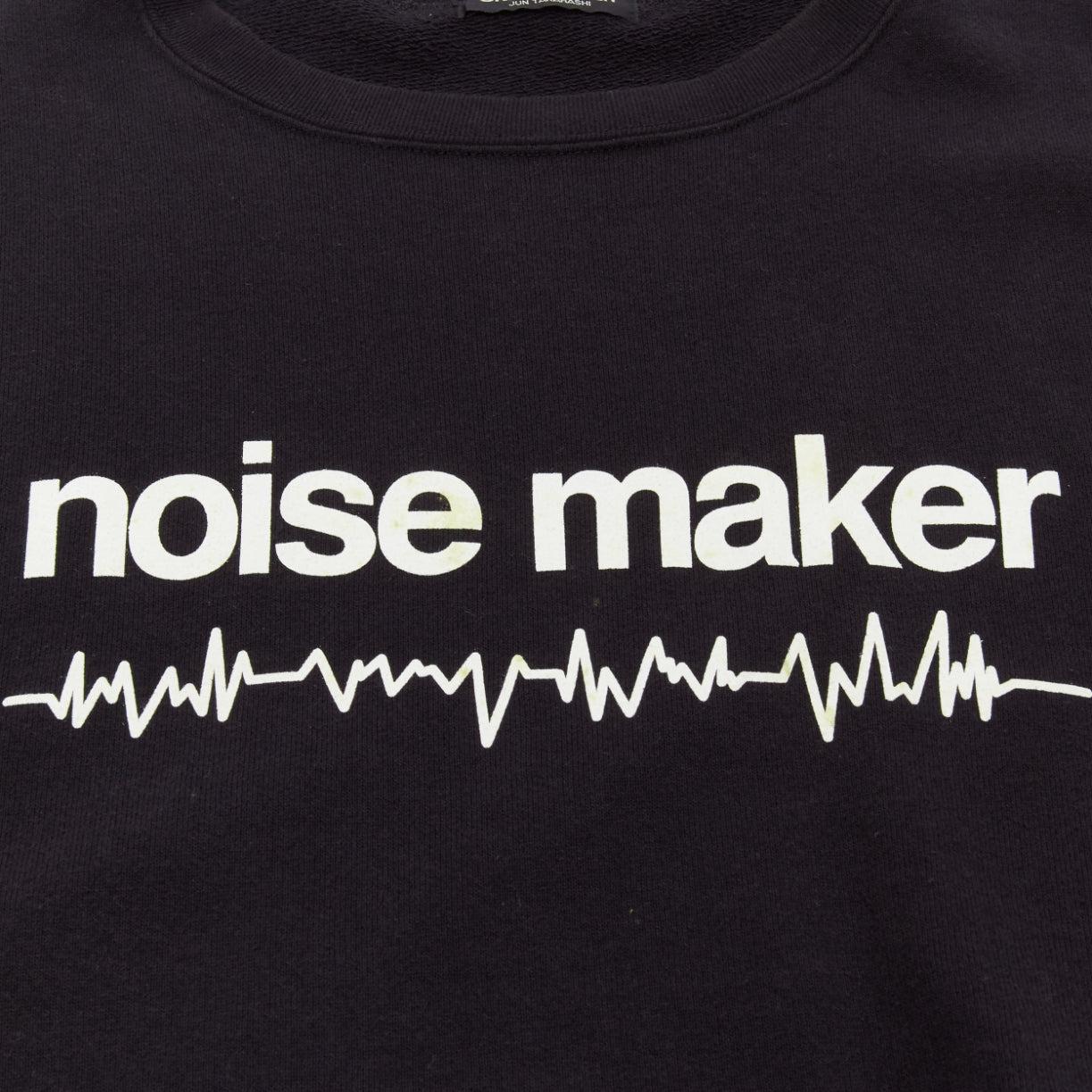 UNDERCOVER 2023 black cotton noise maker graphic crew neck sweatshirt JP3 L
Reference: CAWG/A00257
Brand: Undercover
Collection: 2023
Material: Cotton
Color: Black, White
Pattern: Solid
Closure: Pullover
Made in: Japan

CONDITION:
Condition: Fair,