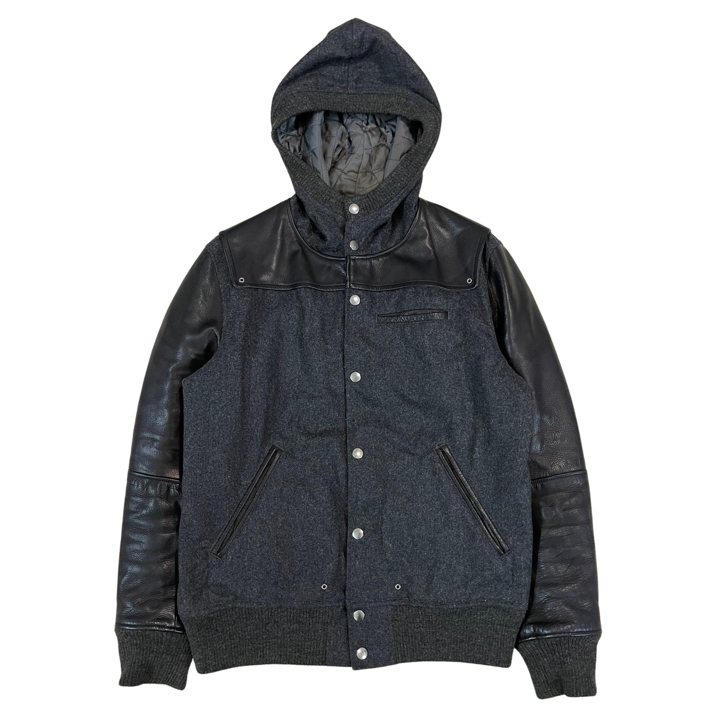 Undercover A/W2011 Hybrid Hood Varsity Jacket