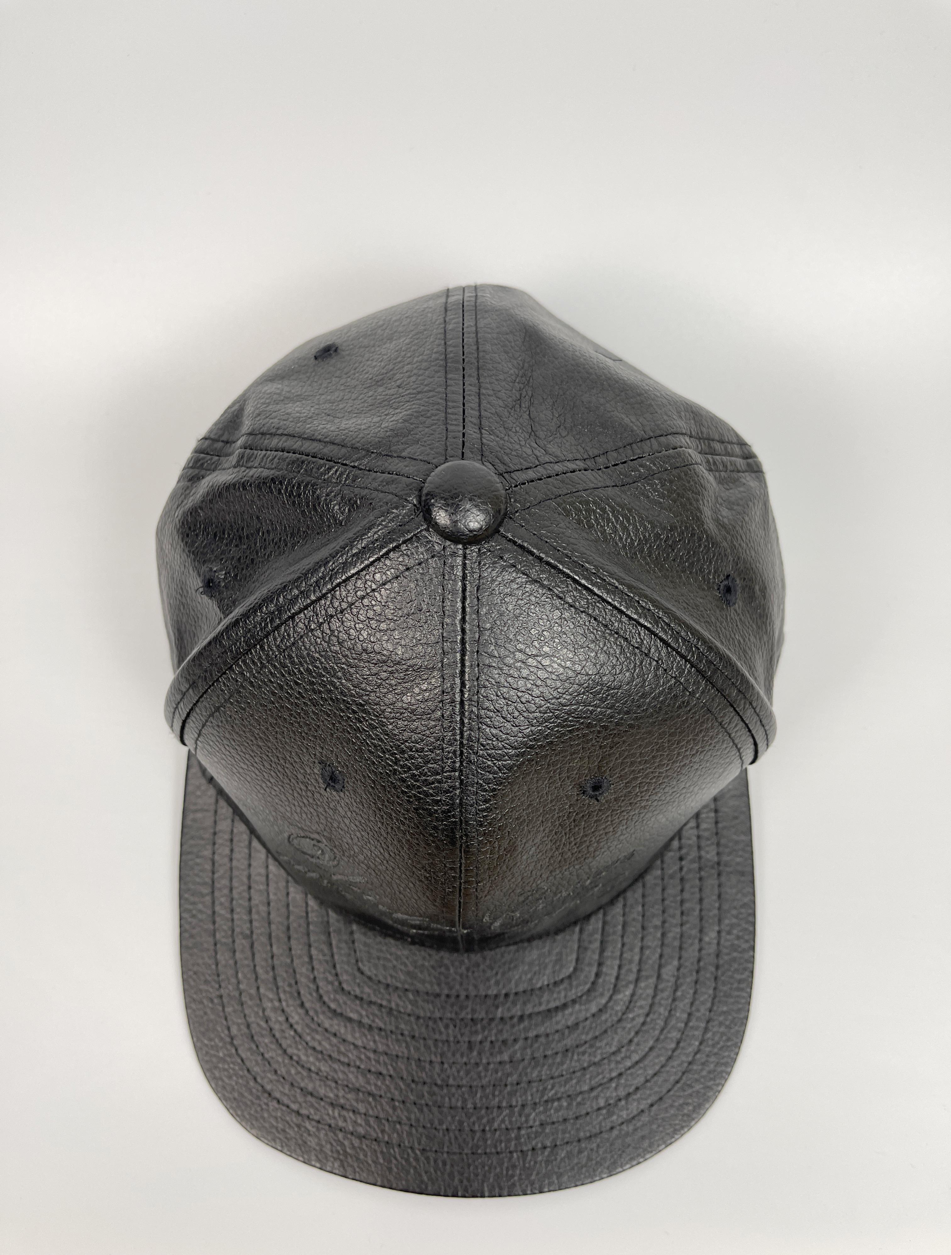 Undercover A/W2015 Baseball Leather Cap In Excellent Condition For Sale In Seattle, WA