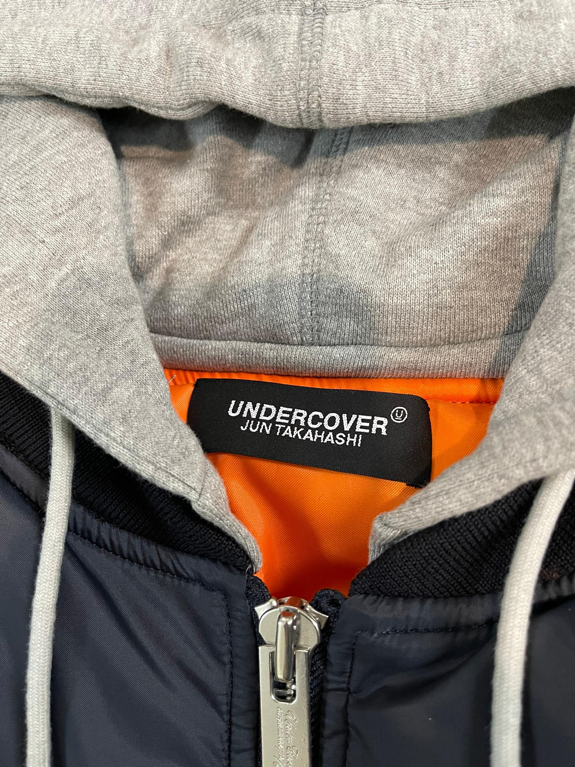 Undercover - Manteau bombardier hybride superposé A/H 2018  Unisexe en vente