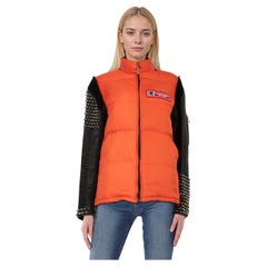 UNDERCOVER AW05 Veste à manches cloutées orange Taille S