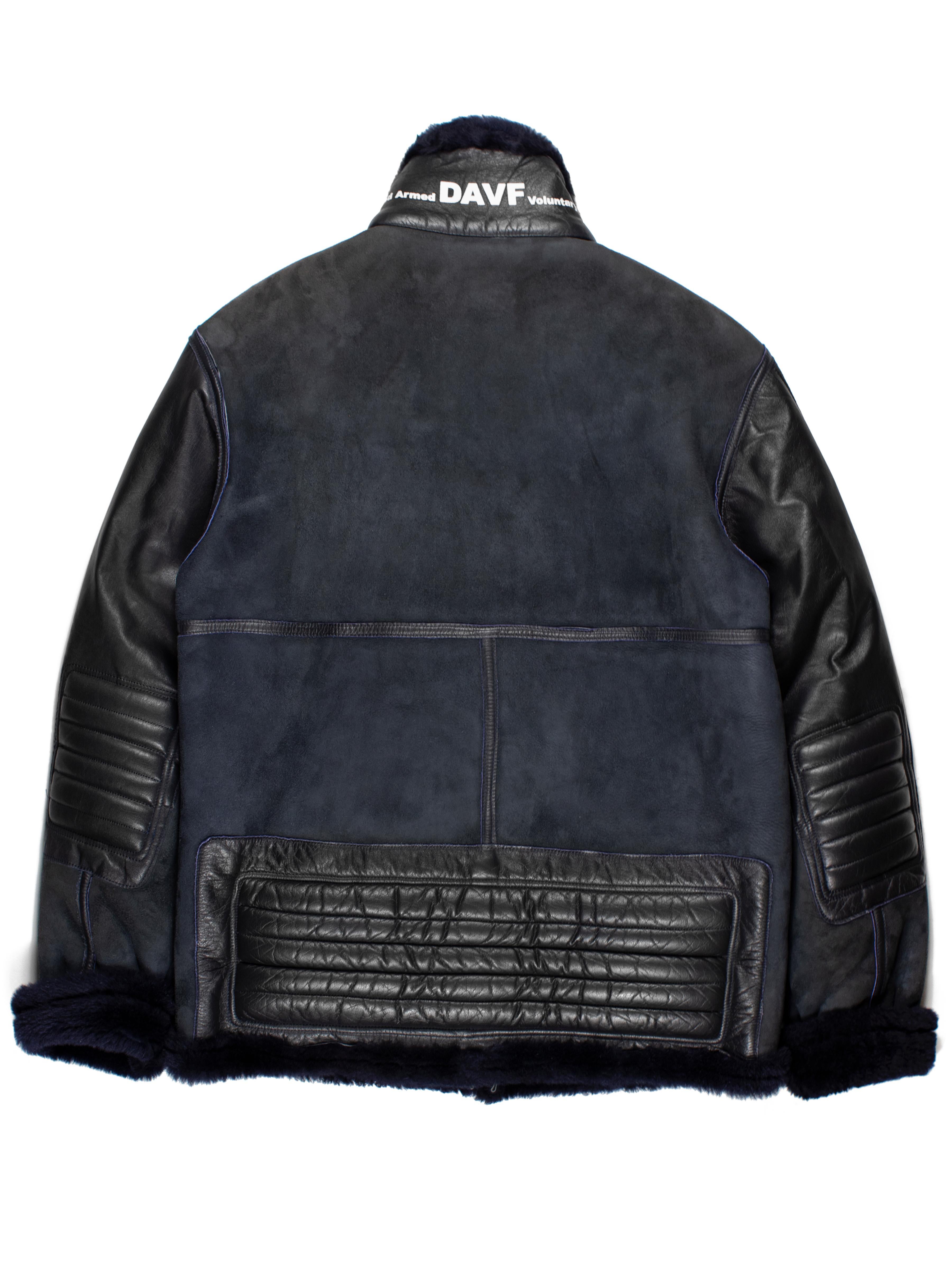 Undercover AW2001 D.A.V.F. Shearling Jacket