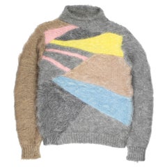 Undercover AW2002 Multicolored Mohair Sweater