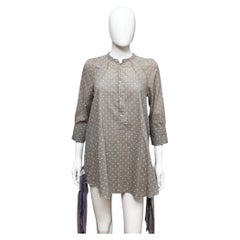 Undercover by Jun Takahashi S/S 2012 Fringe Polka Dot Grey Shirt Size XS