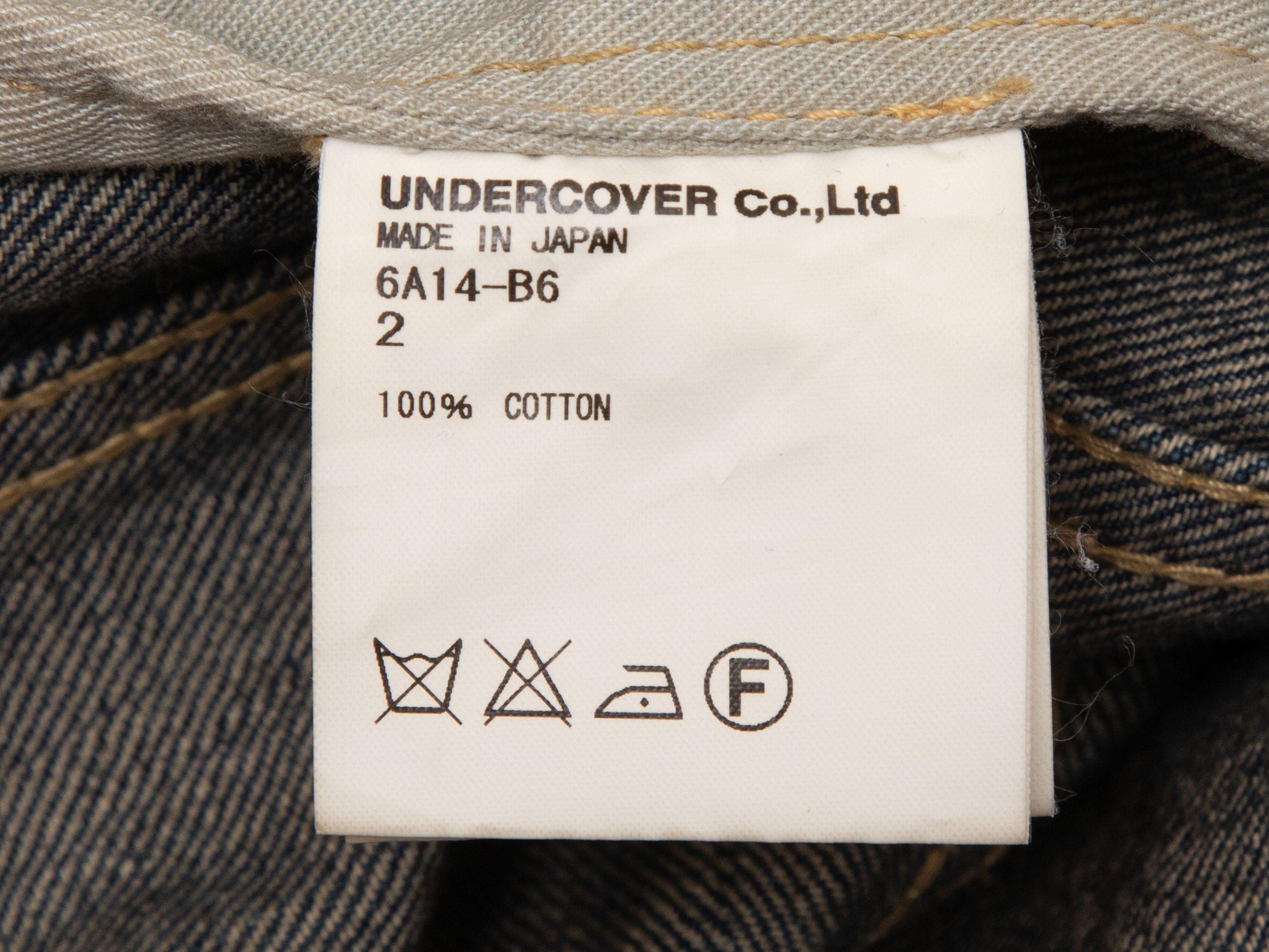 Undercover Dark Wash Fall/Winter 2006-2007 Denim Jacket In Good Condition In New York, NY