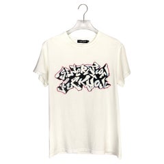 Undercover-T-Shirt mit Graffiti-Druck