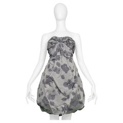 Undercover Grey Floral Print Gathered Dress SS 2008