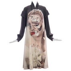 Undercover Jun Takahashi Collage Artist Matthieu Bourel Print Coat, Fall 2016