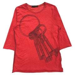 Undercover Keychain Raglan T-Shirt, "but..beautiful II", Spring Summer 2005.