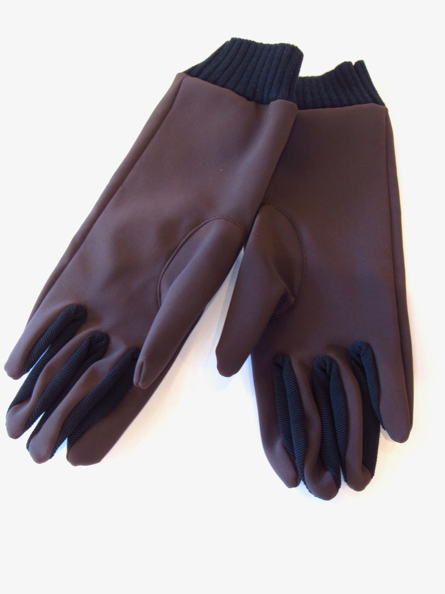 Black Undercover Nylon Gloves   For Sale