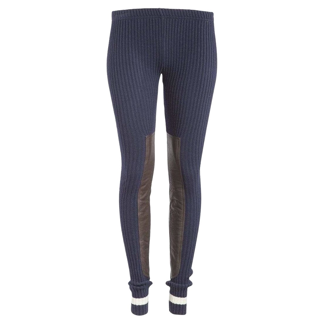 Leggings à empiècement côtelé Undercover