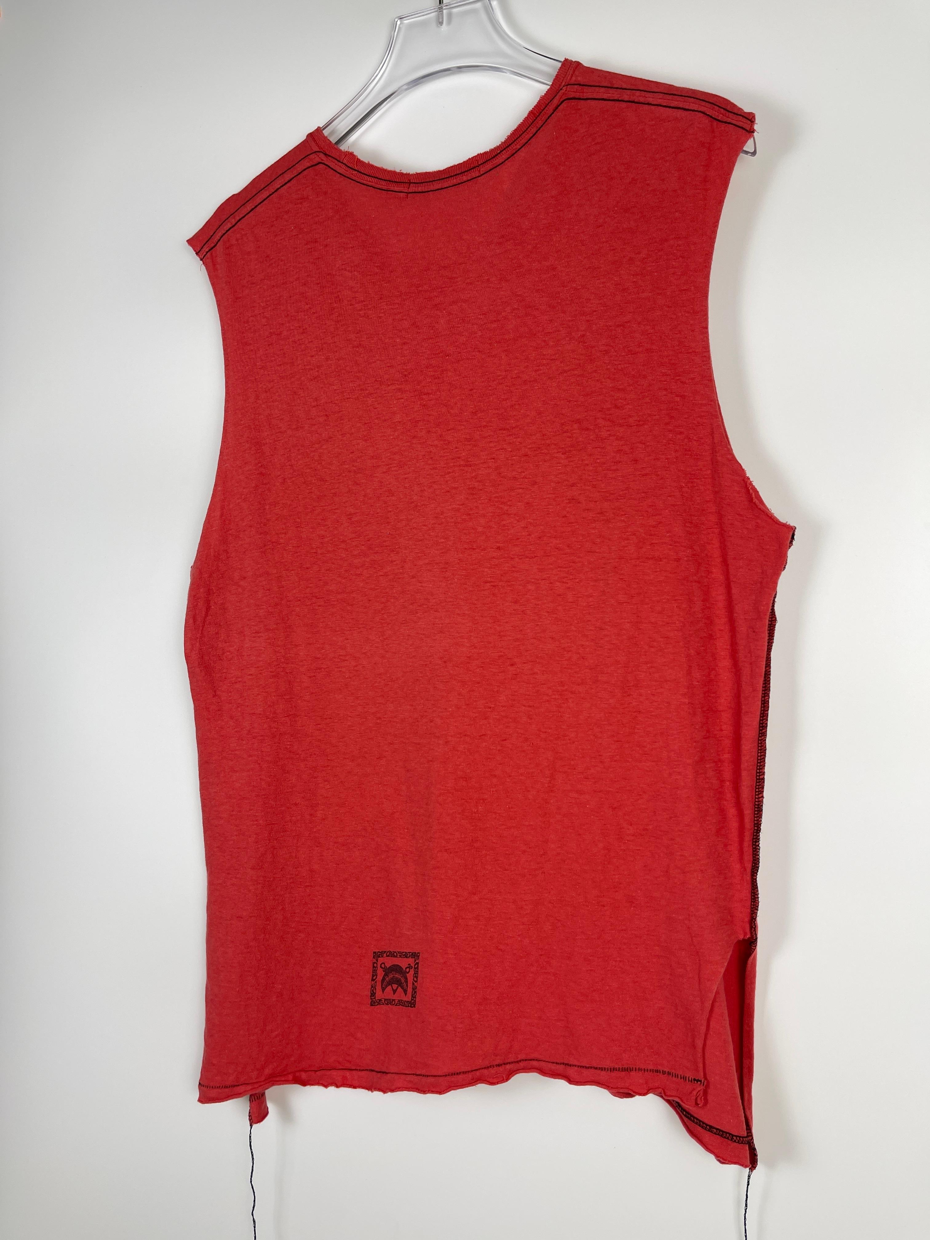 Undercover S/S2003 Scab Skull Tank-Top For Sale 1