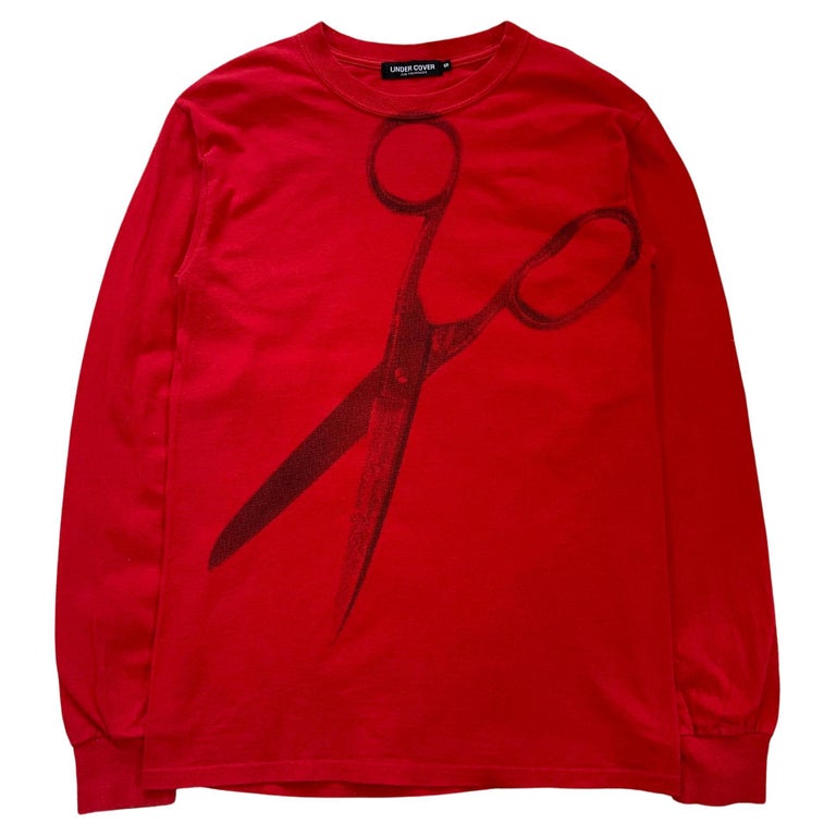 Undercover S/S2005 "But...beautiful II" Scissor Tshirt For Sale at 1stDibs