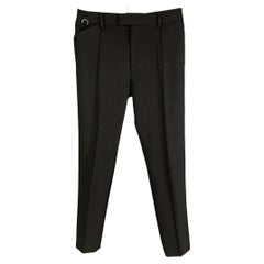 UNDERCOVER - Pantalon de smoking en laine noir, taille 28