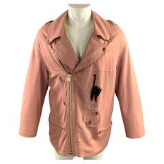 UNDERCOVER Wendejacke aus rosa Leder, Größe M