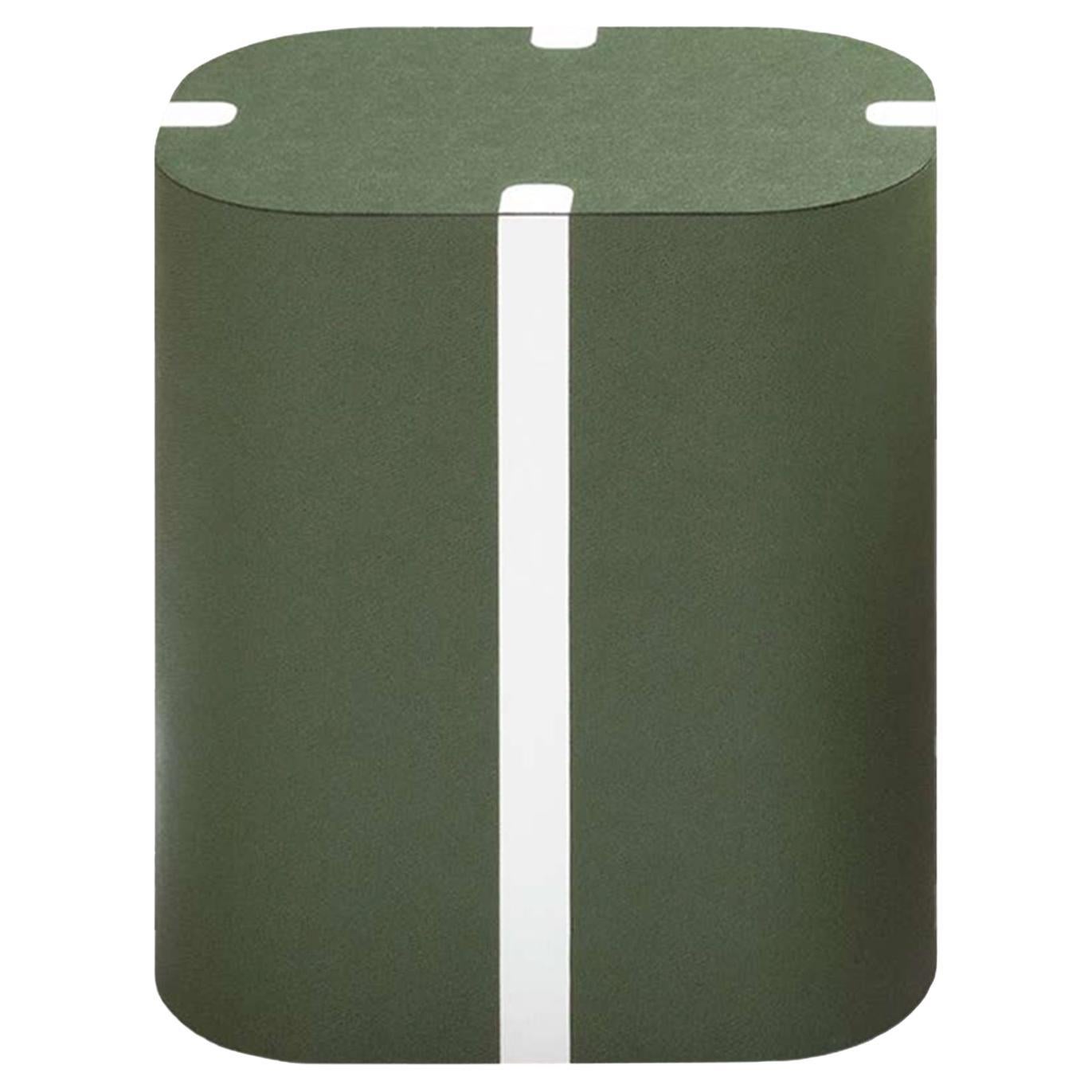 Undercover Stool Side Lines Pattern by Stephane Parmentier x Giobagnara For Sale