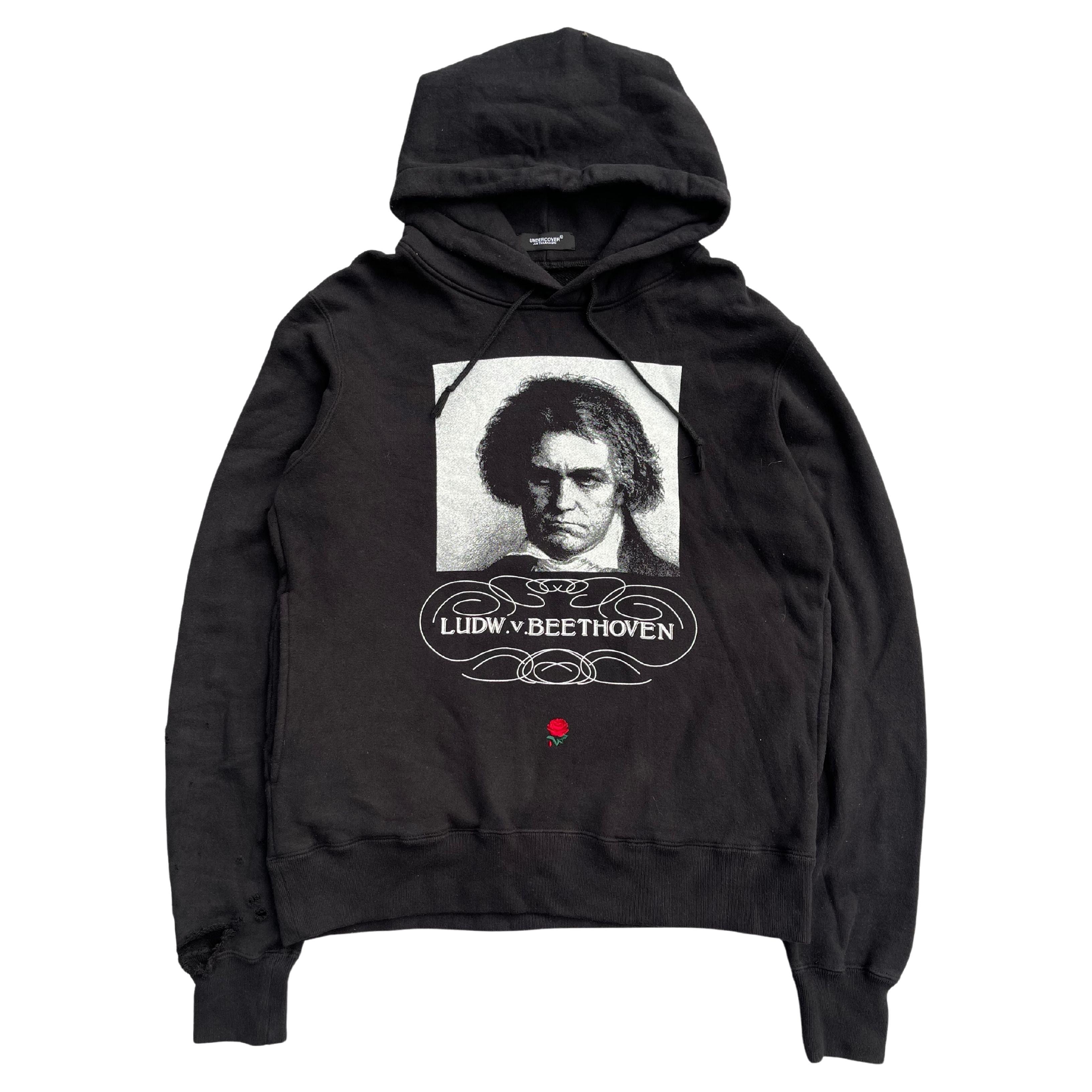 Undercover × Valentino Beethoven Roses Hoodie, Autumn Winter 2019